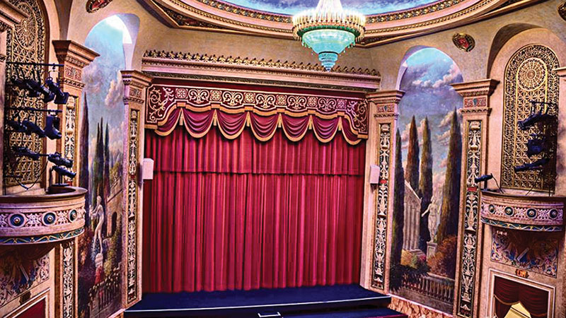 The Ritz Theatre interior.
