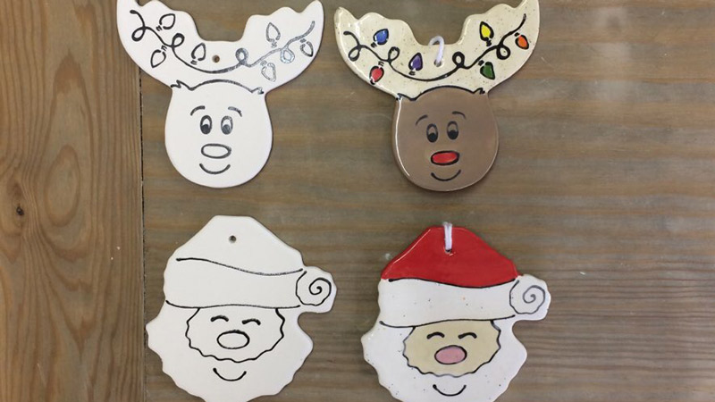 Painters Pottery ornament