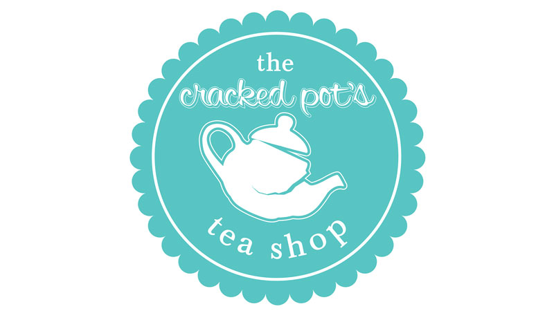 The Cracked Pot's Tea Shop logo