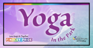 Yoga is a great way to unwind before the hectic Pride Month events.
