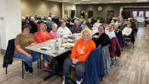 People sitting around a table