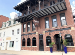 The Gathering restaurant and Anvil Whiskey Bar balcony