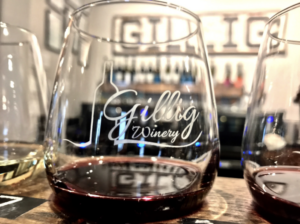 Gillig Winery glass