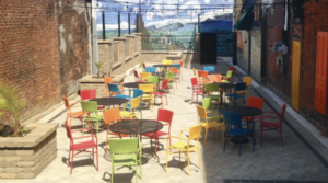 Gathering Wine patio