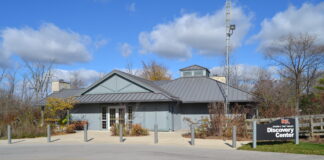 The Richard S. "Doc" Phillips Discovery Center's entrance in Findlay.